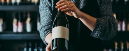 Aperivino! | Maxi Tagliere con Bottiglia di Vino per 2 Persone